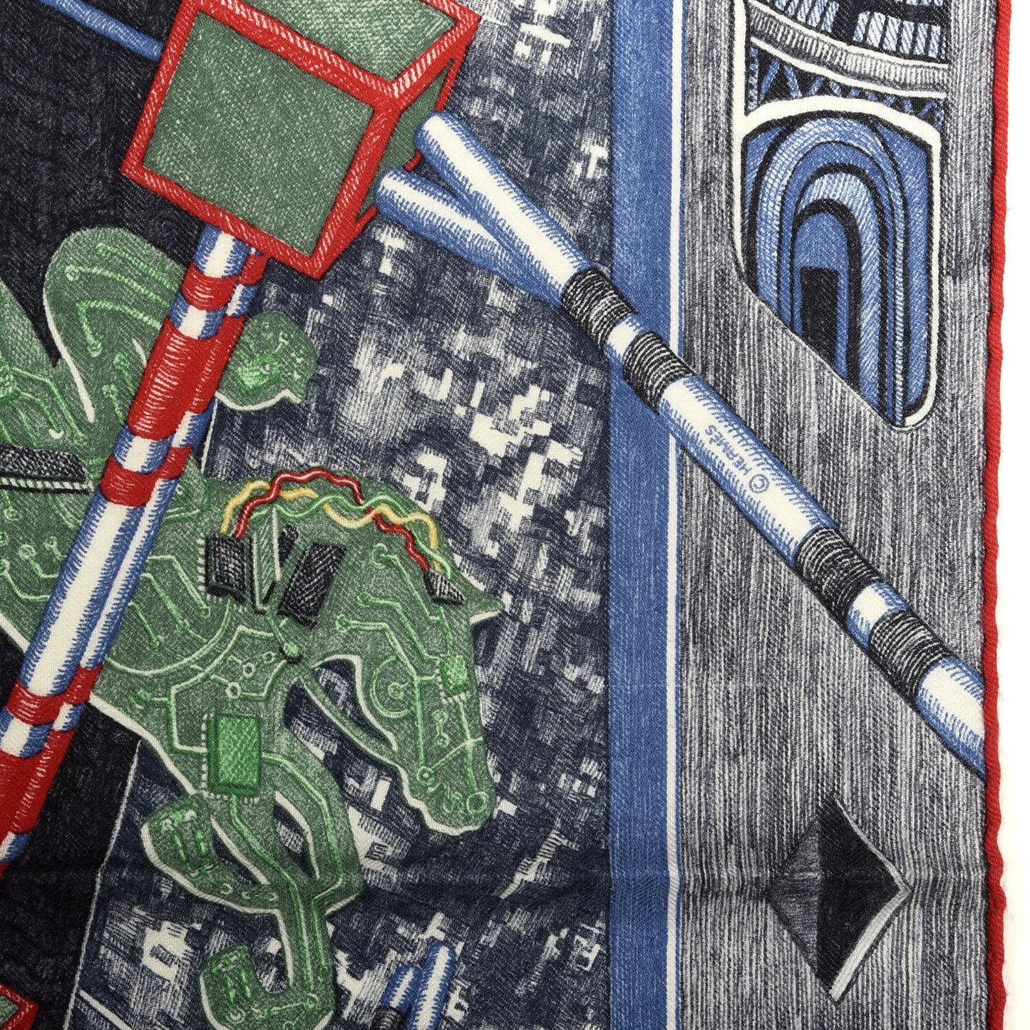Cashmere Silk The Game Scarf 100
