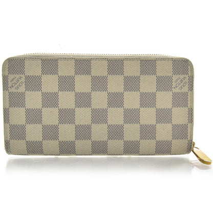 Louis Vuitton Damier Azur Zippy Wallet 2 of 9