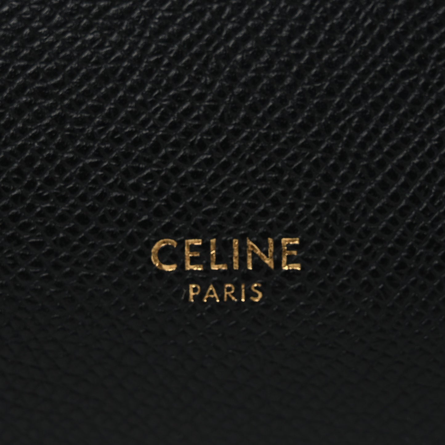 Grained Calfskin Micro Belt Bag Black