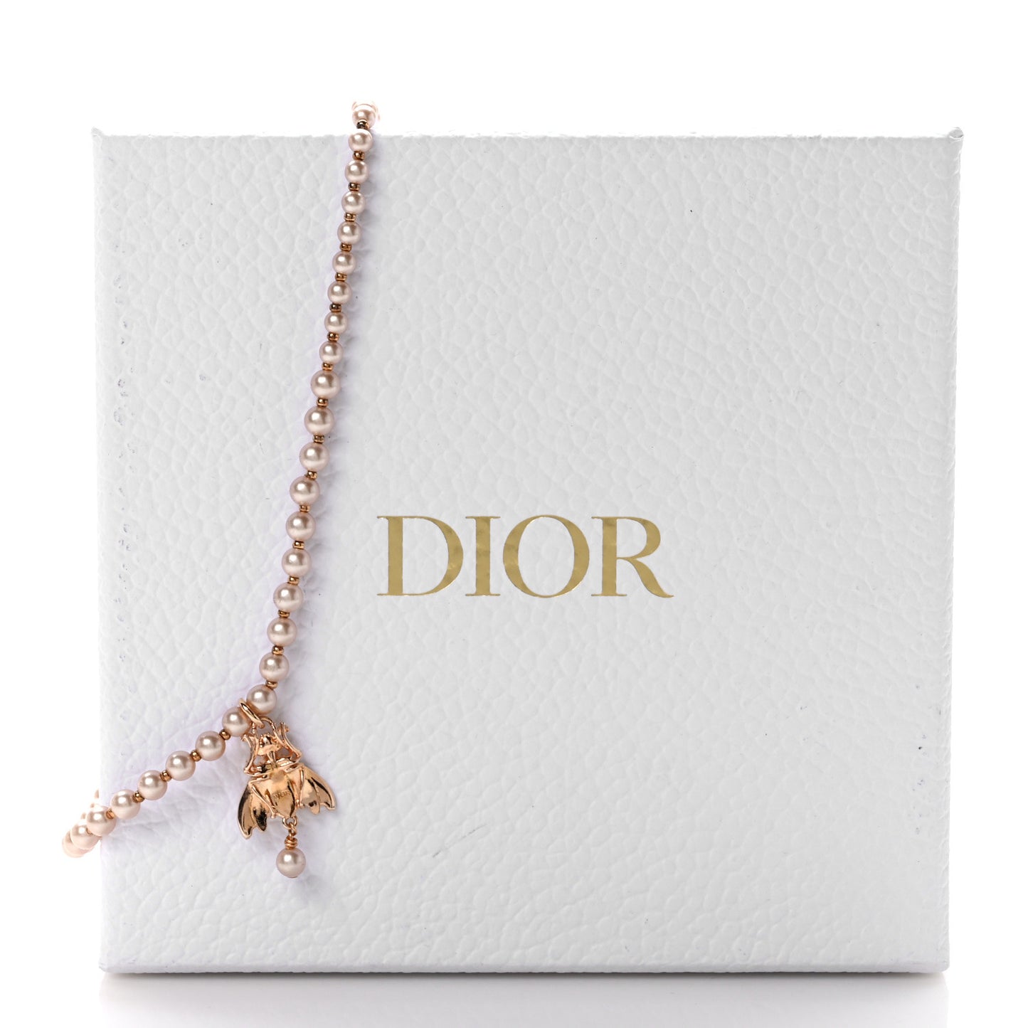 Pearl Bee Choker Necklace Gold