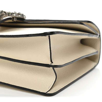 Gucci Textured Calfskin Crystal Small Dionysus Shoulder Bag Mystic White 9 of 12
