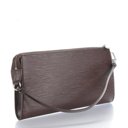 Louis Vuitton Epi Pochette Accessories 24 Moka 3 of 7