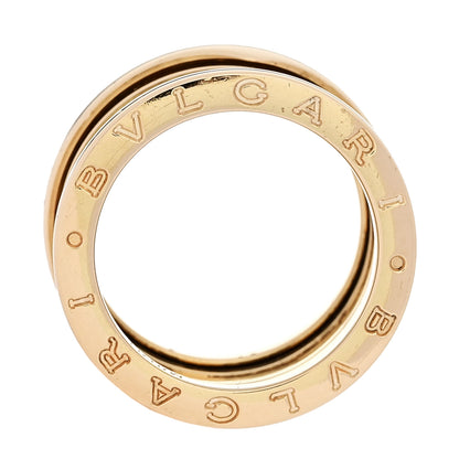 Bulgari 18K Yellow Gold B.Zero1 Four-Band Ring 54 6.75 4 of 6