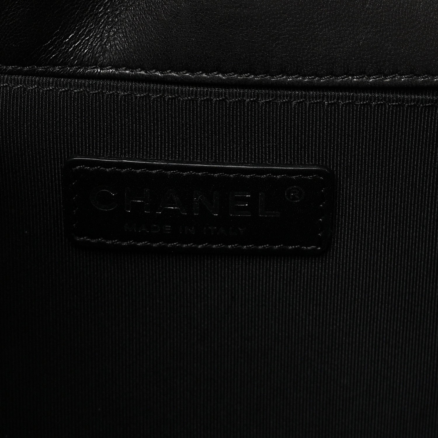 Chanel Lambskin Quilted Medium Boy Flap Black 6 of 10