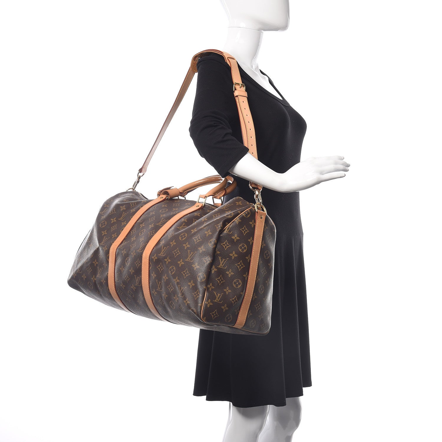 Louis Vuitton Monogram Keepall Bandouliere 50 2 of 15