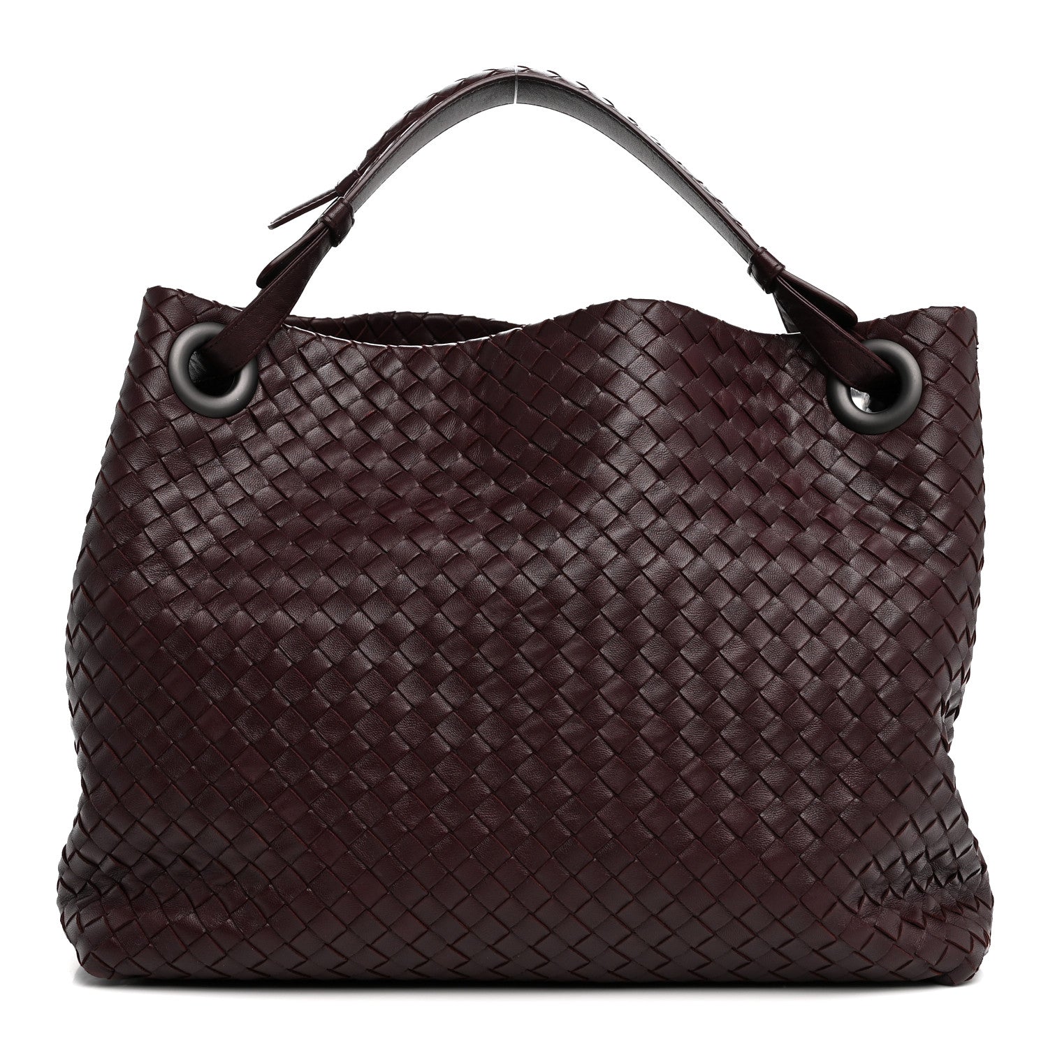 Bottega Veneta Nappa Intrecciato Bella Tote Aubergine 1 of 9