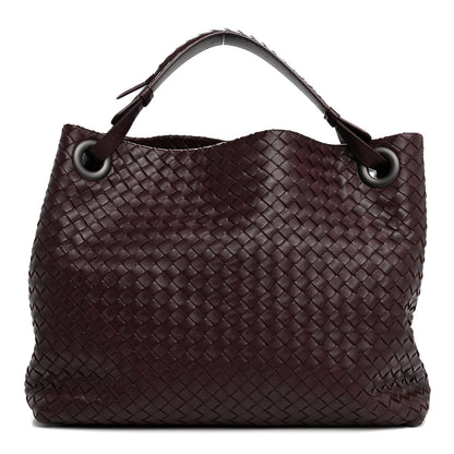 Bottega Veneta Nappa Intrecciato Bella Tote Aubergine 1 of 9
