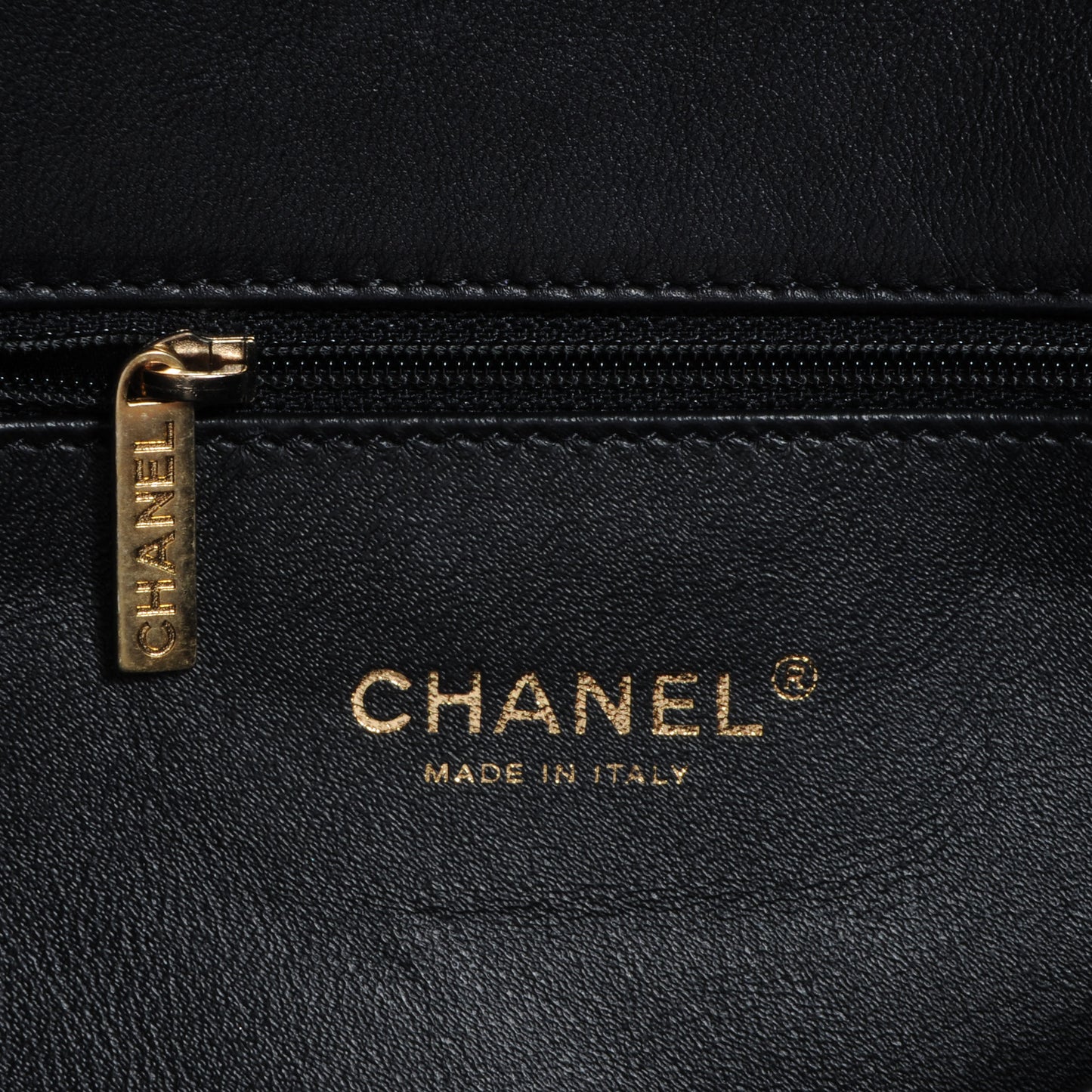 Calfskin Stitched Thin City Clutch Black