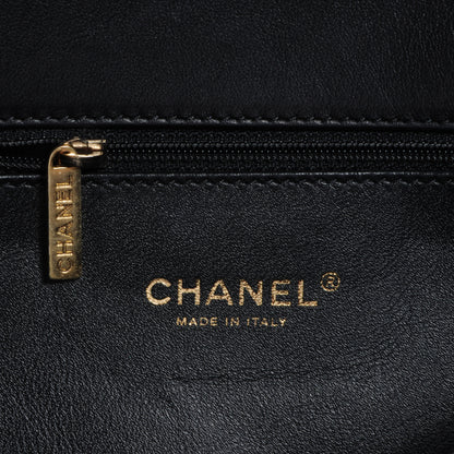 Chanel Calfskin Stitched Thin City Clutch Black 7 of 8