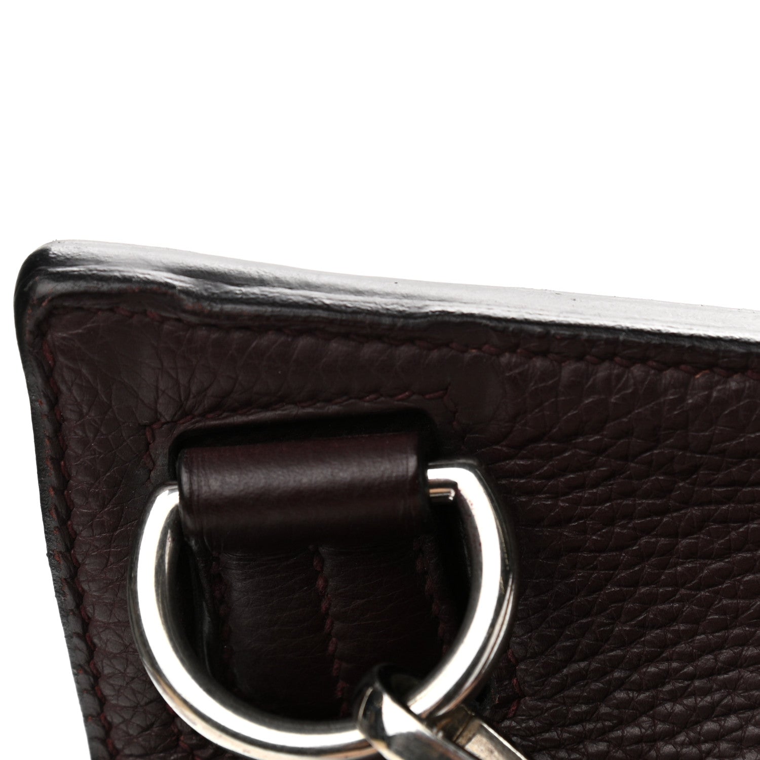 Hermes Taurillon Clemence Jypsiere 34 Prune 13 of 13