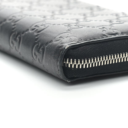 Gucci Guccissima Twins Zip Around Wallet Black 8 of 8