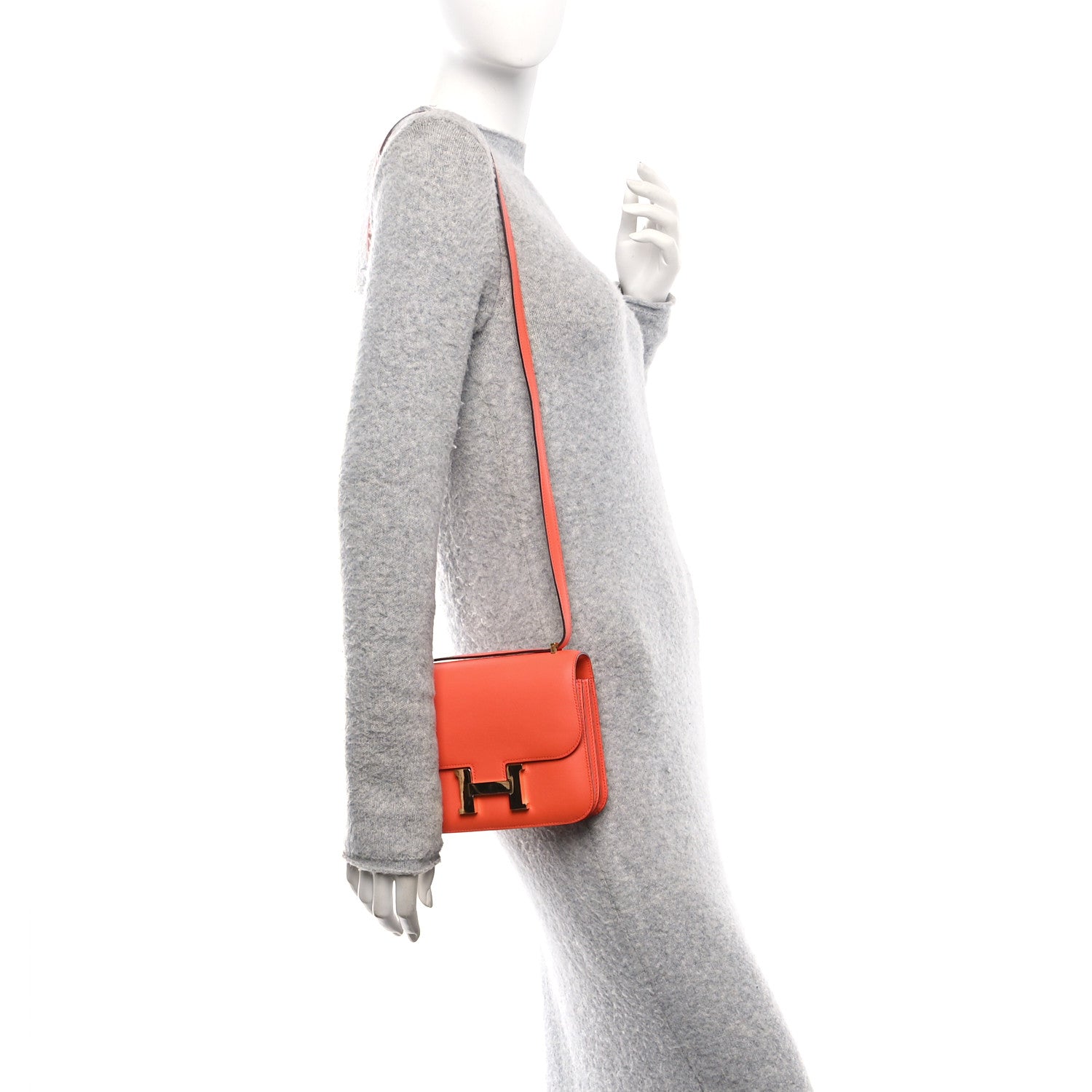 Hermes Swift Constance 18 Orange Poppy 3 of 12