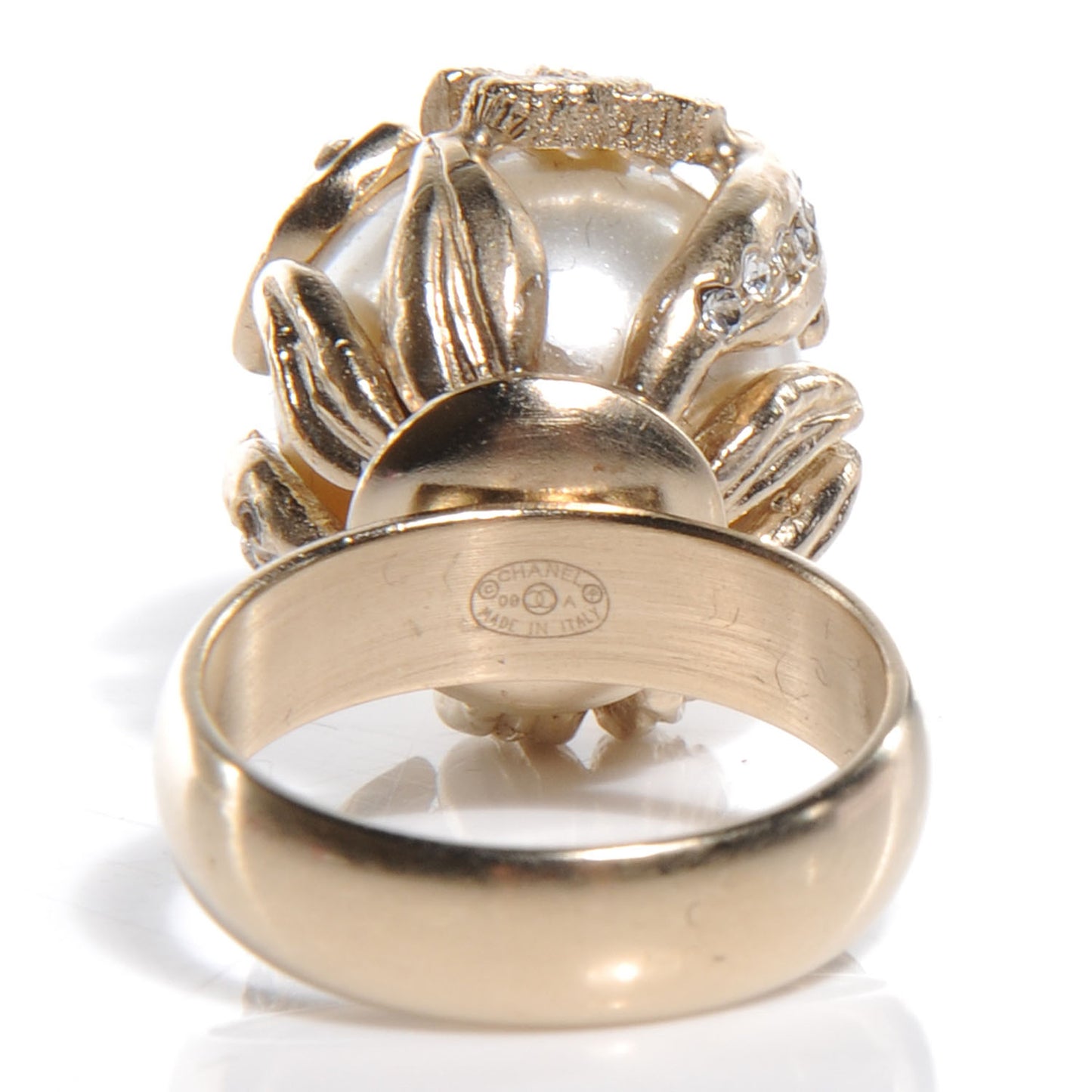 Pearl CC Ring Gold 6.5