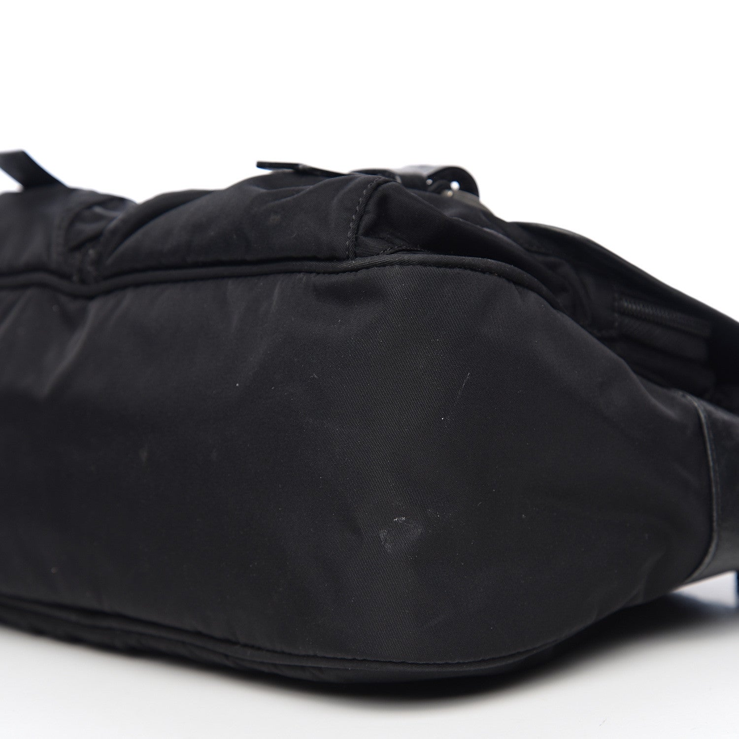 Prada Nylon Vela Messenger Bag Black 8 of 8