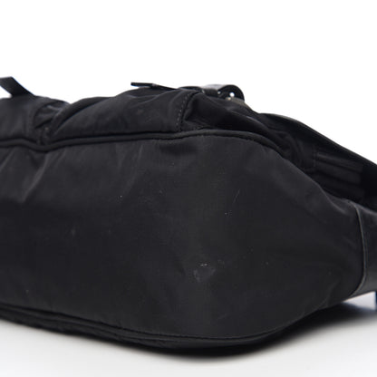 Prada Nylon Vela Messenger Bag Black 8 of 8