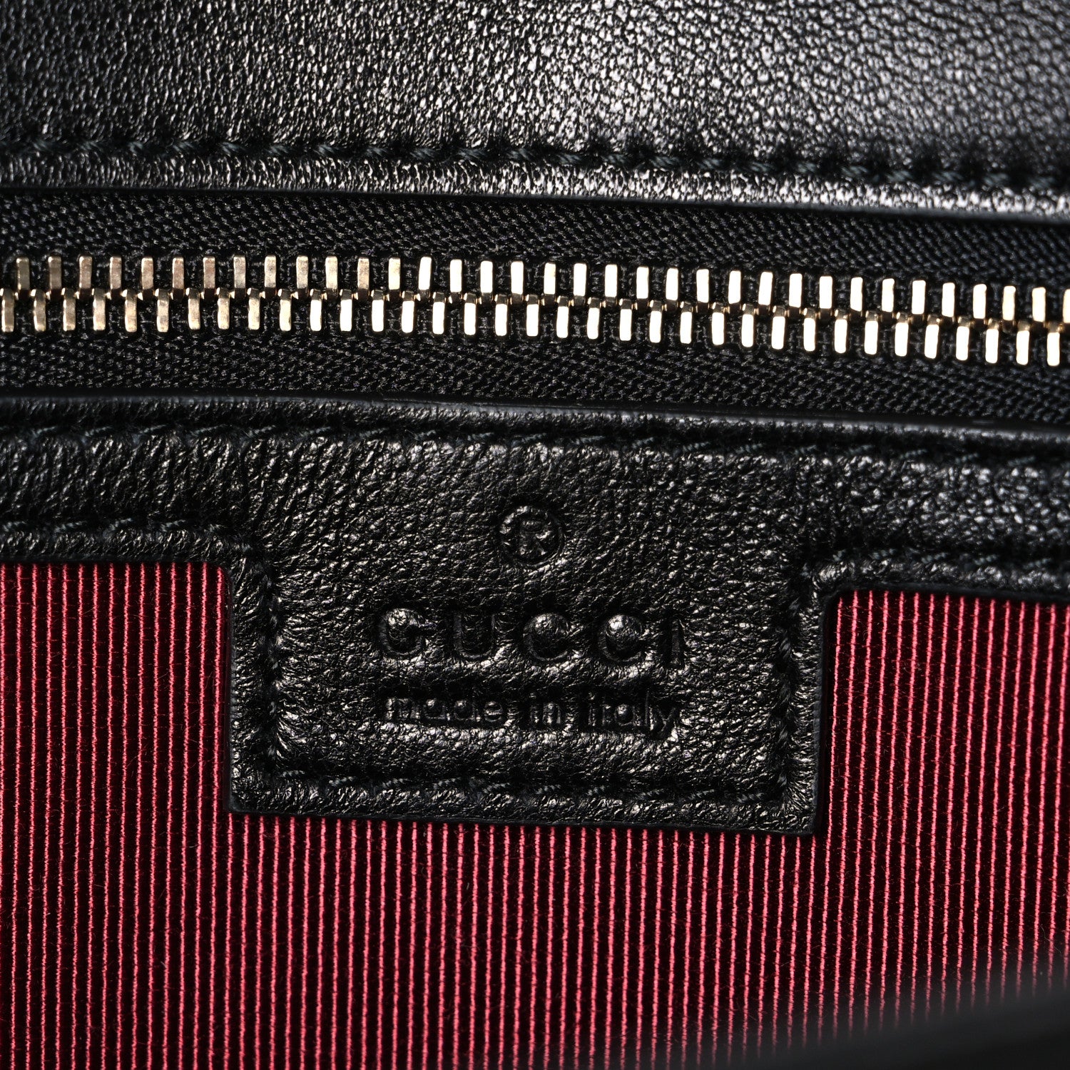 Gucci Lambskin Matelasse Large GG Marmont Shoulder Bag Black 6 of 10