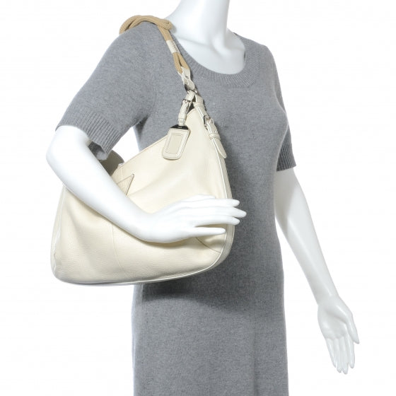 Prada Vitello Daino Rope Knot Shoulder Bag 2 of 9