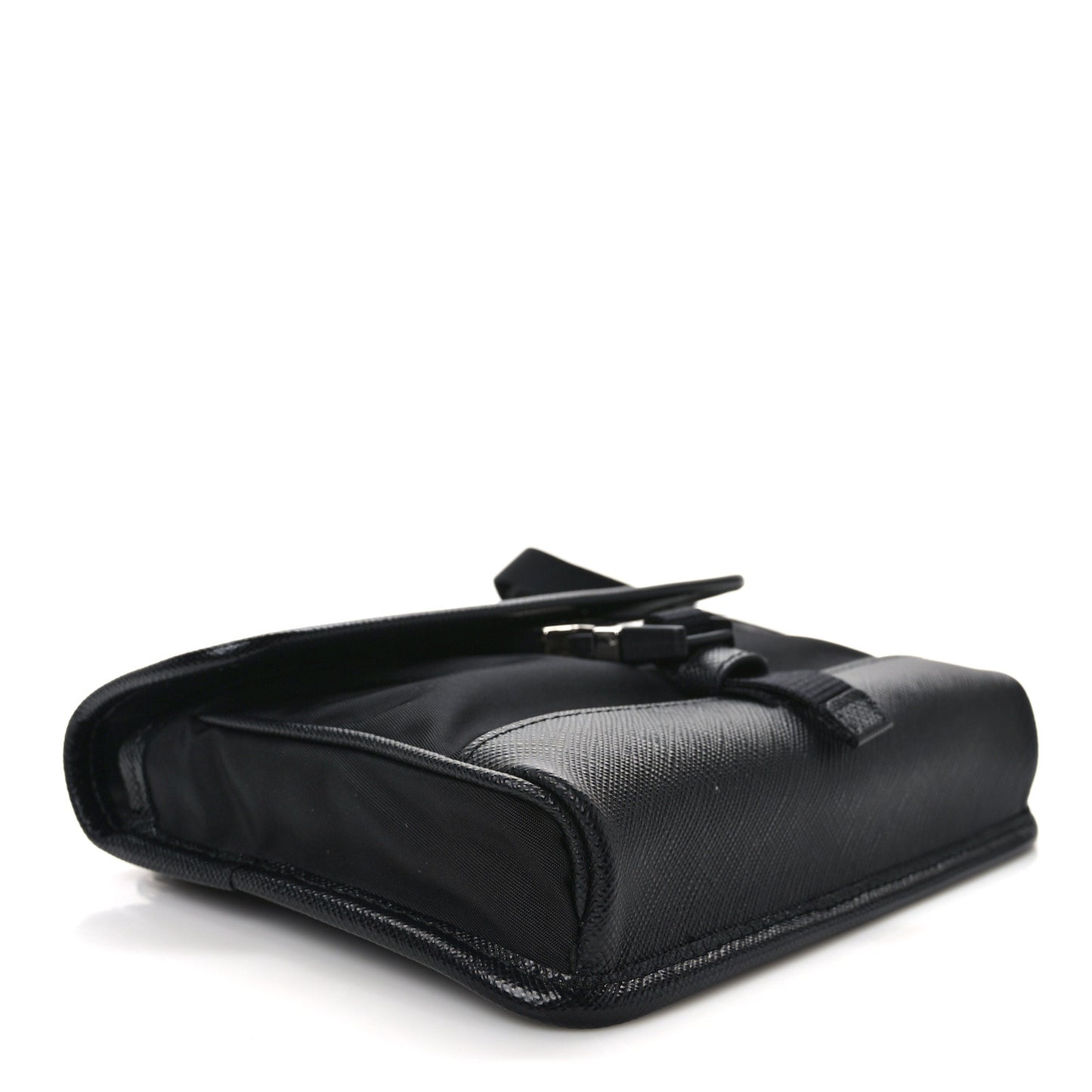 Re-Nylon Saffiano Smartphone Case Crossbody Black