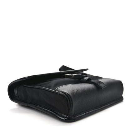 Prada Re-Nylon Saffiano Smartphone Case Crossbody Black 4 of 10