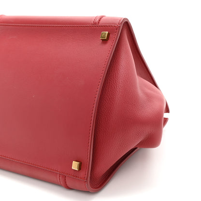 Celine Supple Calfskin Medium Phantom Luggage Red 11 of 11