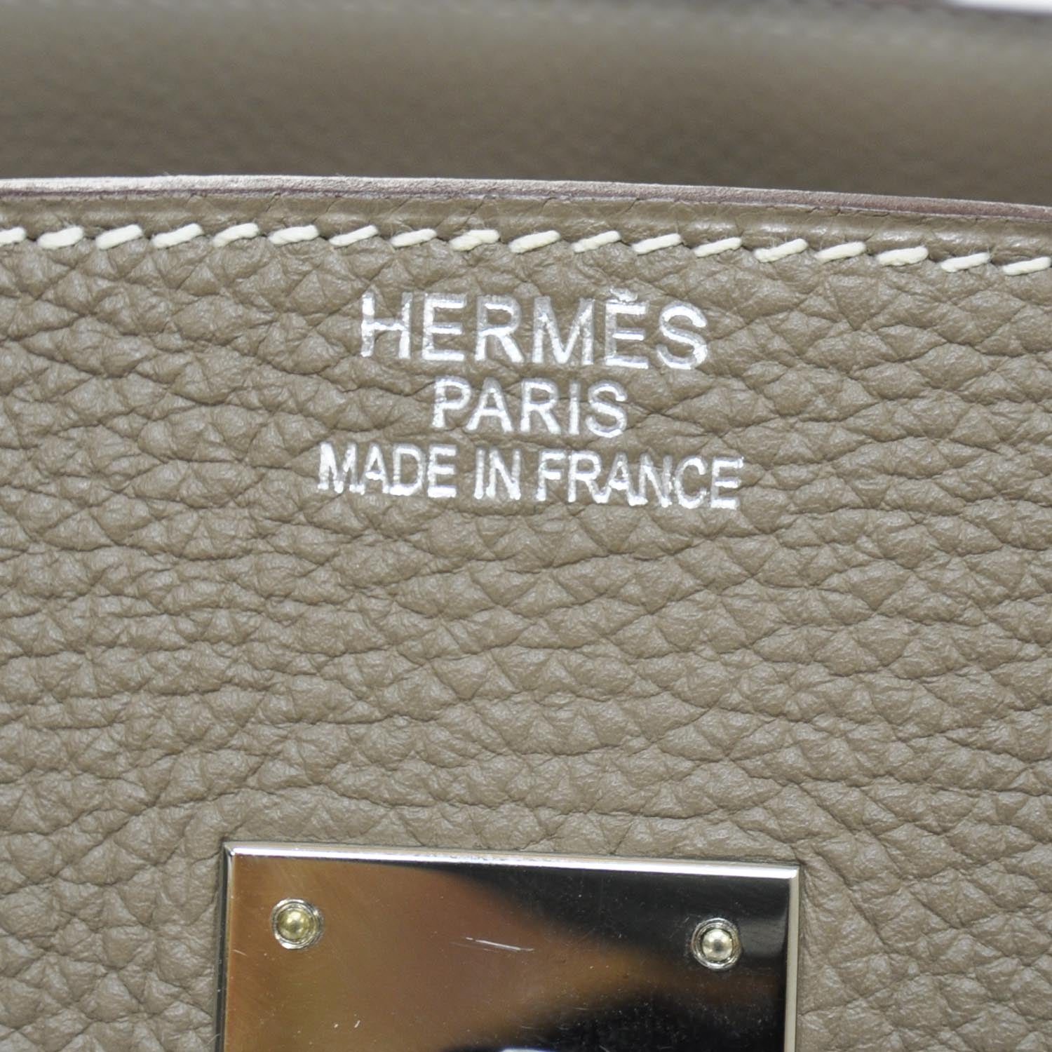 Hermes Togo Birkin 35 Etoupe 8 of 12