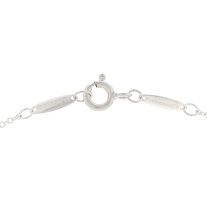 Tiffany Sterling Silver Diamond .05ct Elsa Peretti Diamonds by the Yard Pendant Necklace 4 of 4