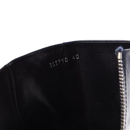 Gucci Kid Side Zip Platform Boots 40 Navy 8 of 8