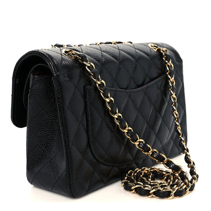 Chanel Caviar Quilted Small Double Flap Black 3 of 12