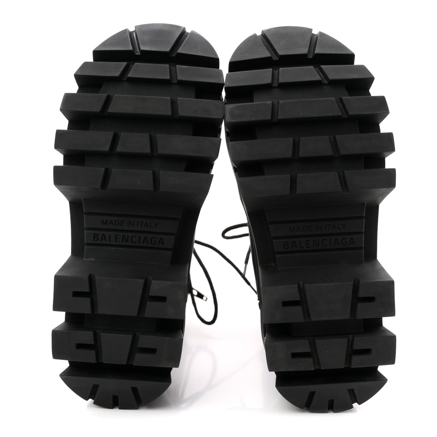 Calfskin Womens Bulldozer Lace Up Boots 37 Black