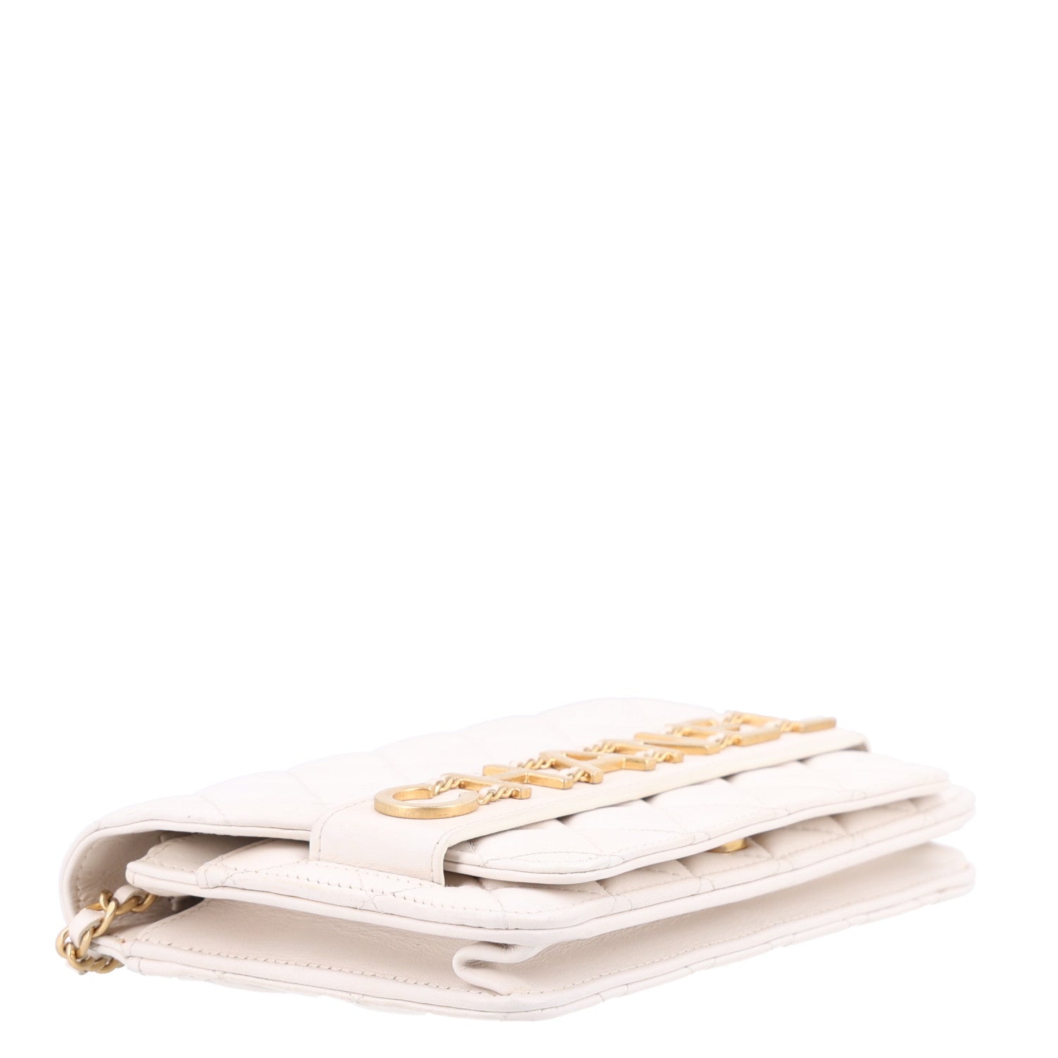 Chanel Calfskin Quilted Small Enchained Flap White 5 of 11