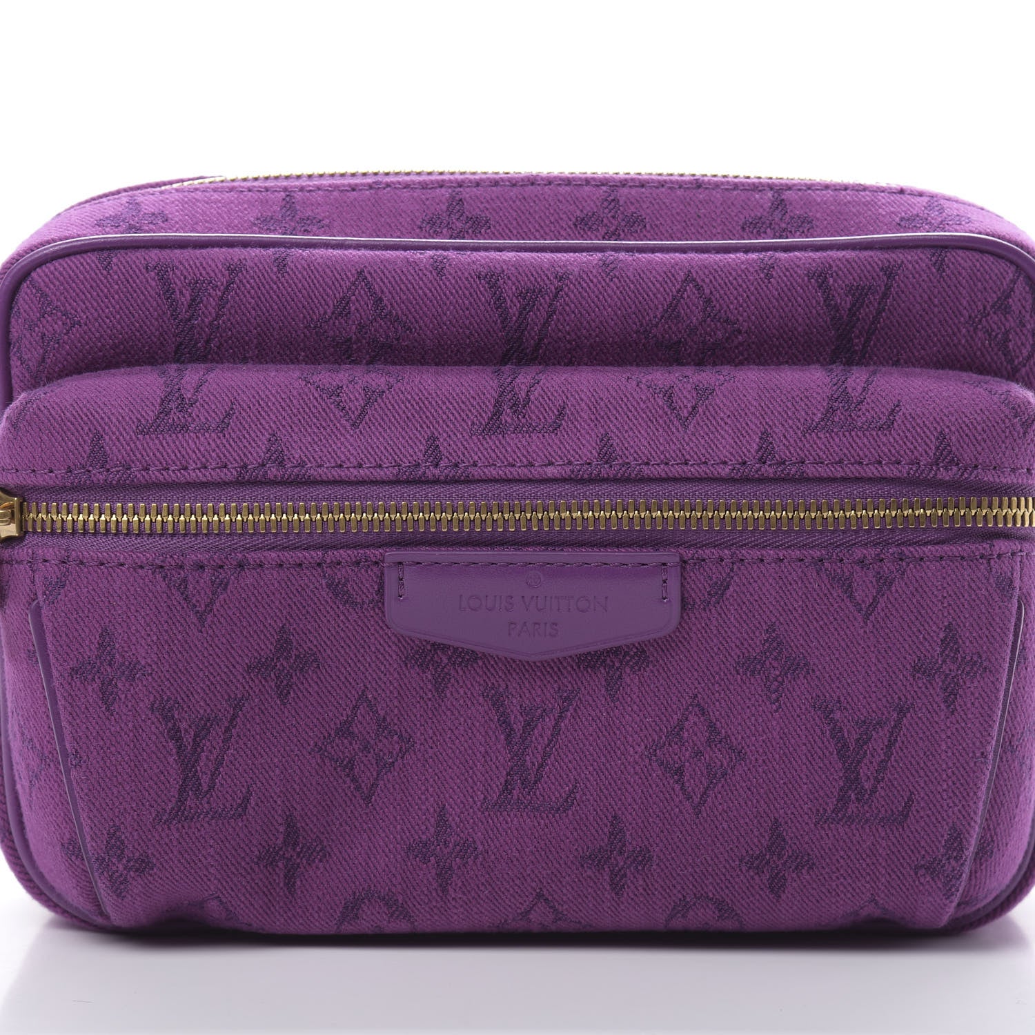 Louis Vuitton Denim Monogram Outdoor Bumbag Purple 8 of 10