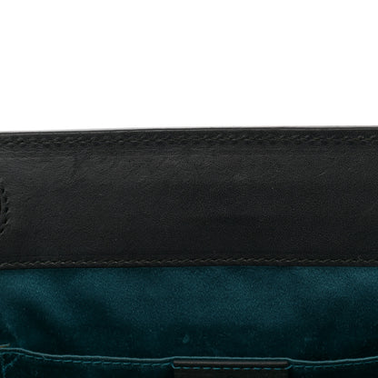 Gucci Suede Patent Web Medium Ophidia Chain Shoulder Bag New Shamarock Black 11 of 13