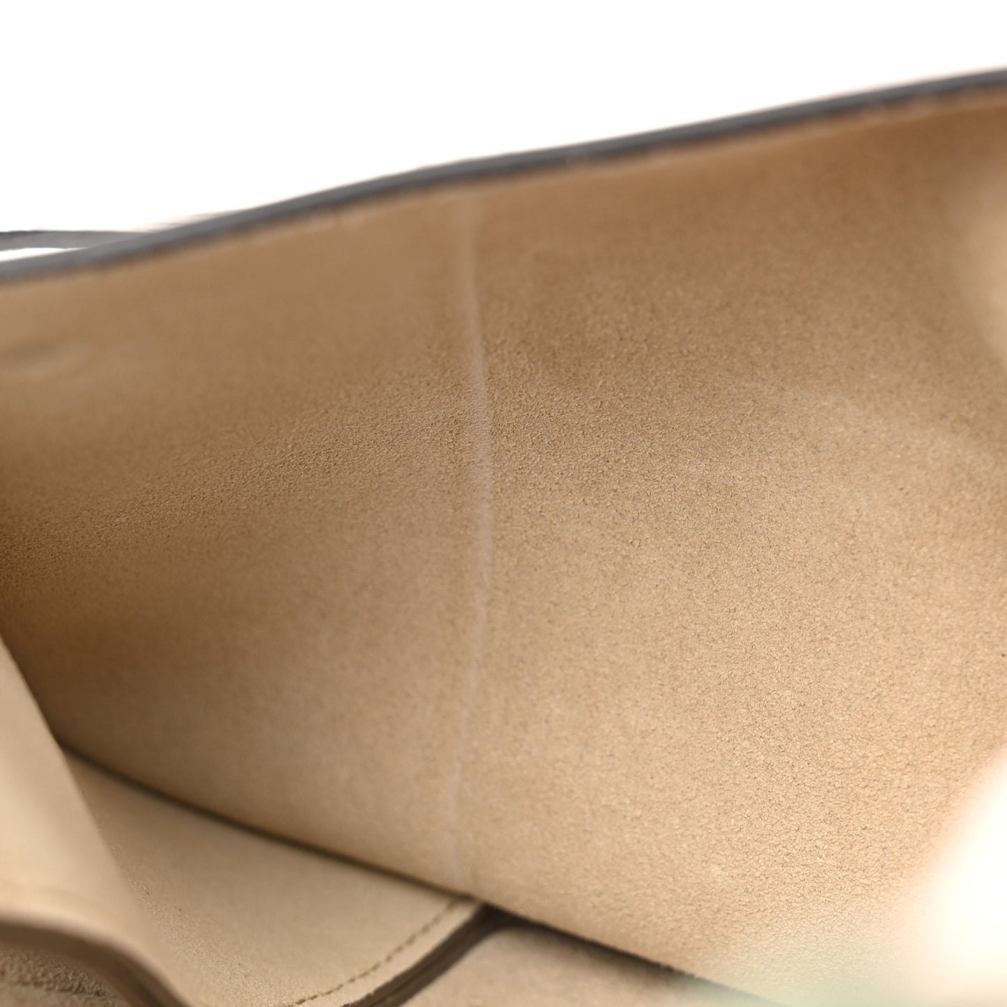 Calfskin Suede Medium Faye Shoulder Bag Motty Grey