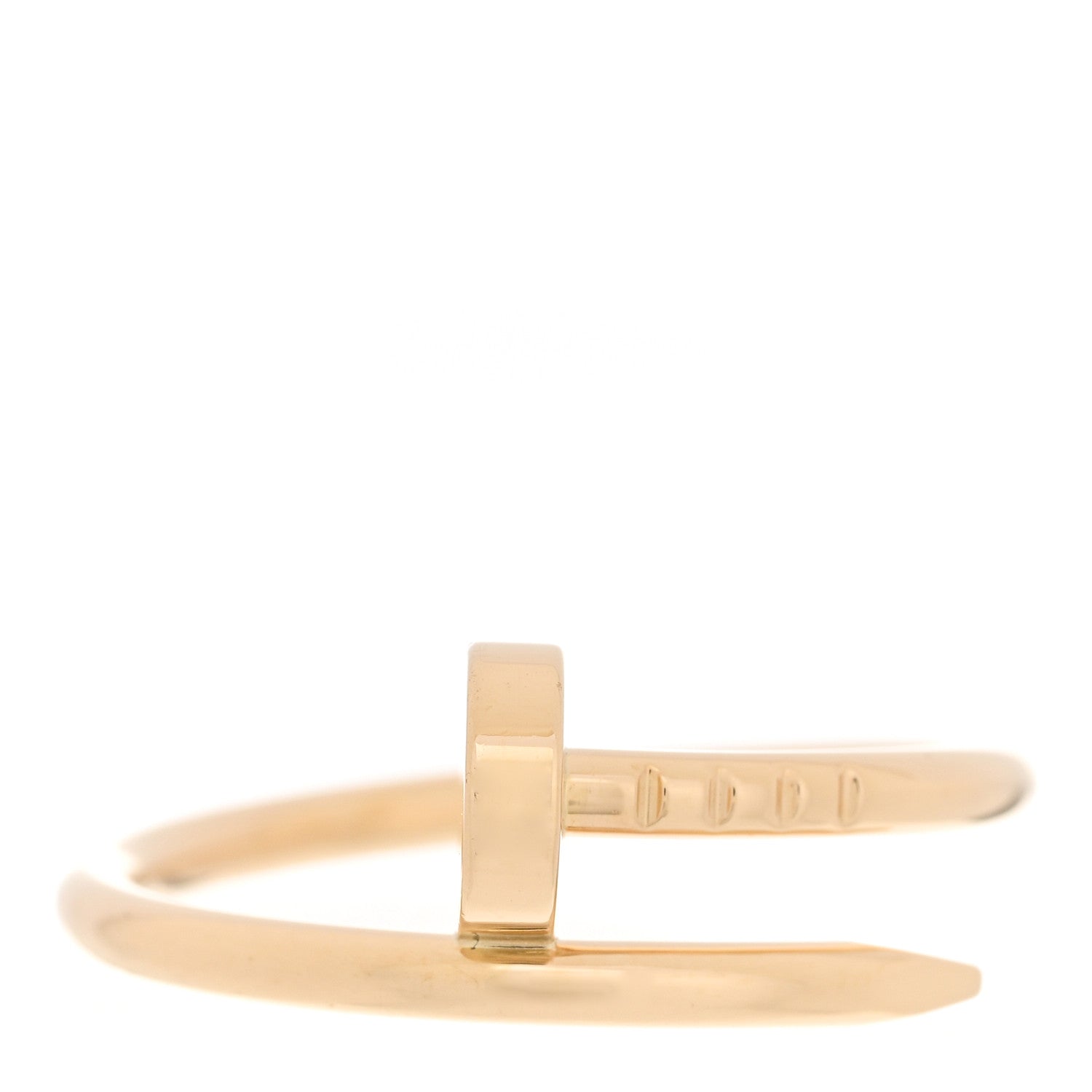 Cartier 18K Yellow Gold Small Juste Un Clou Ring 51 5.75 1 of 5