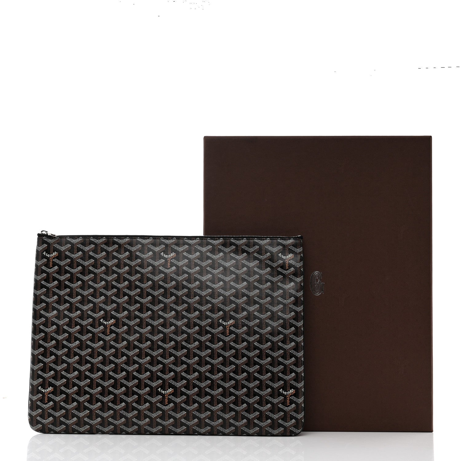 Goyard Goyardine Senat Pochette GM Black 7 of 7