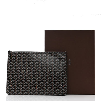 Goyard Goyardine Senat Pochette GM Black 7 of 7