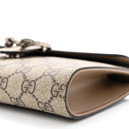 Gucci GG Supreme Monogram Dionysus Clutch Taupe 9 of 10