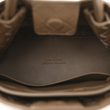 Bottega Veneta Nappa Intrecciato Small Andiamo Shoulder Bag Taupe Grey 5 of 10