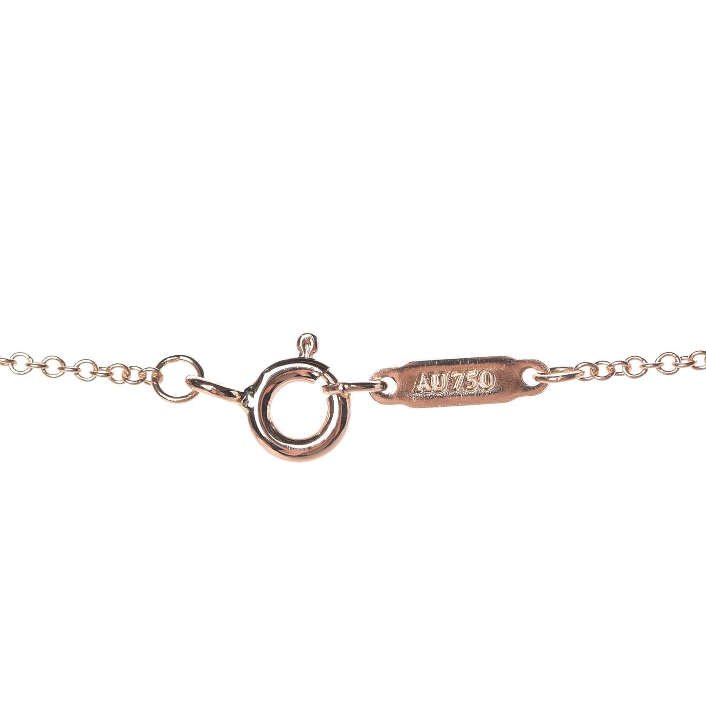 18K Yellow Gold Diamond Atlas Pierced Key Pendant Necklace