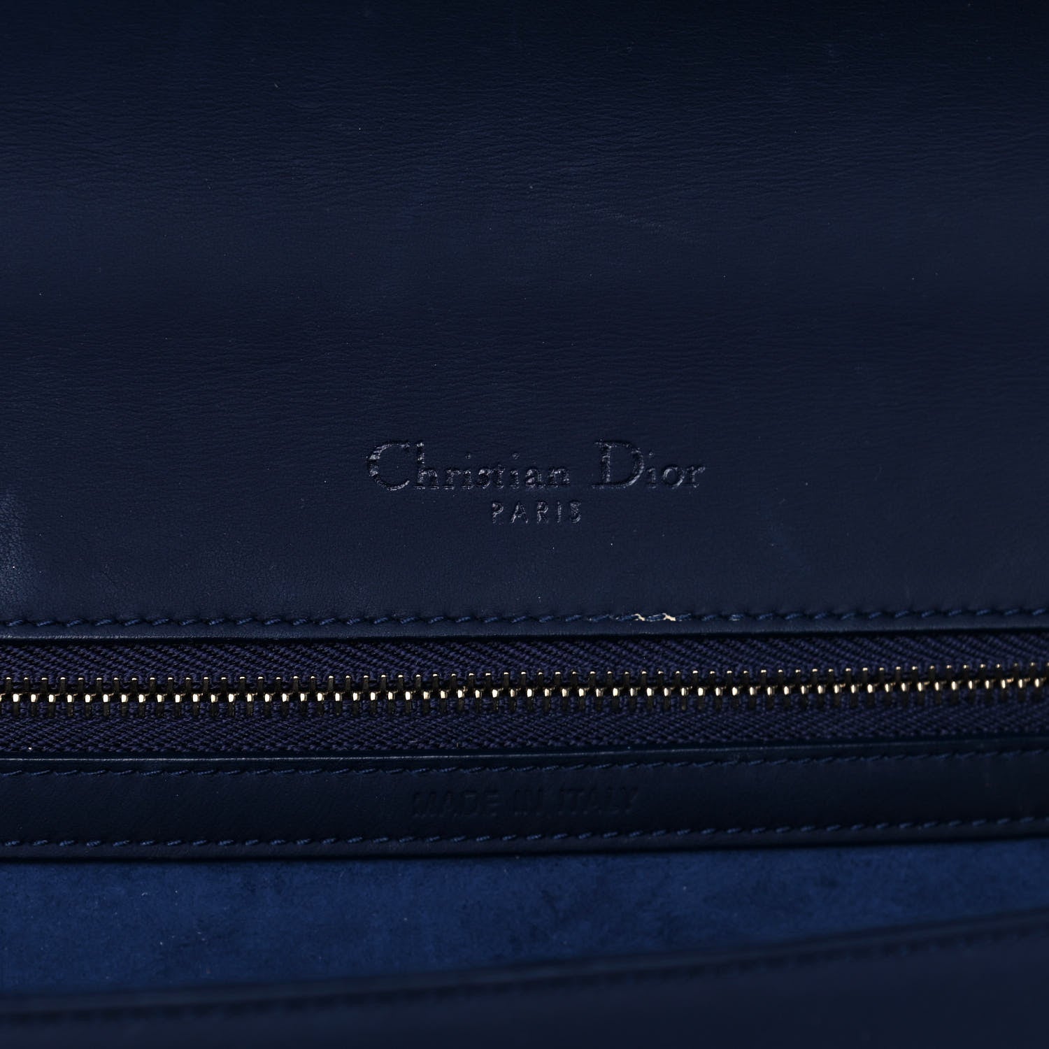Christian Dior Ultra Matte Calfskin Studded Medium Diorama Flap Bag Blue 7 of 19
