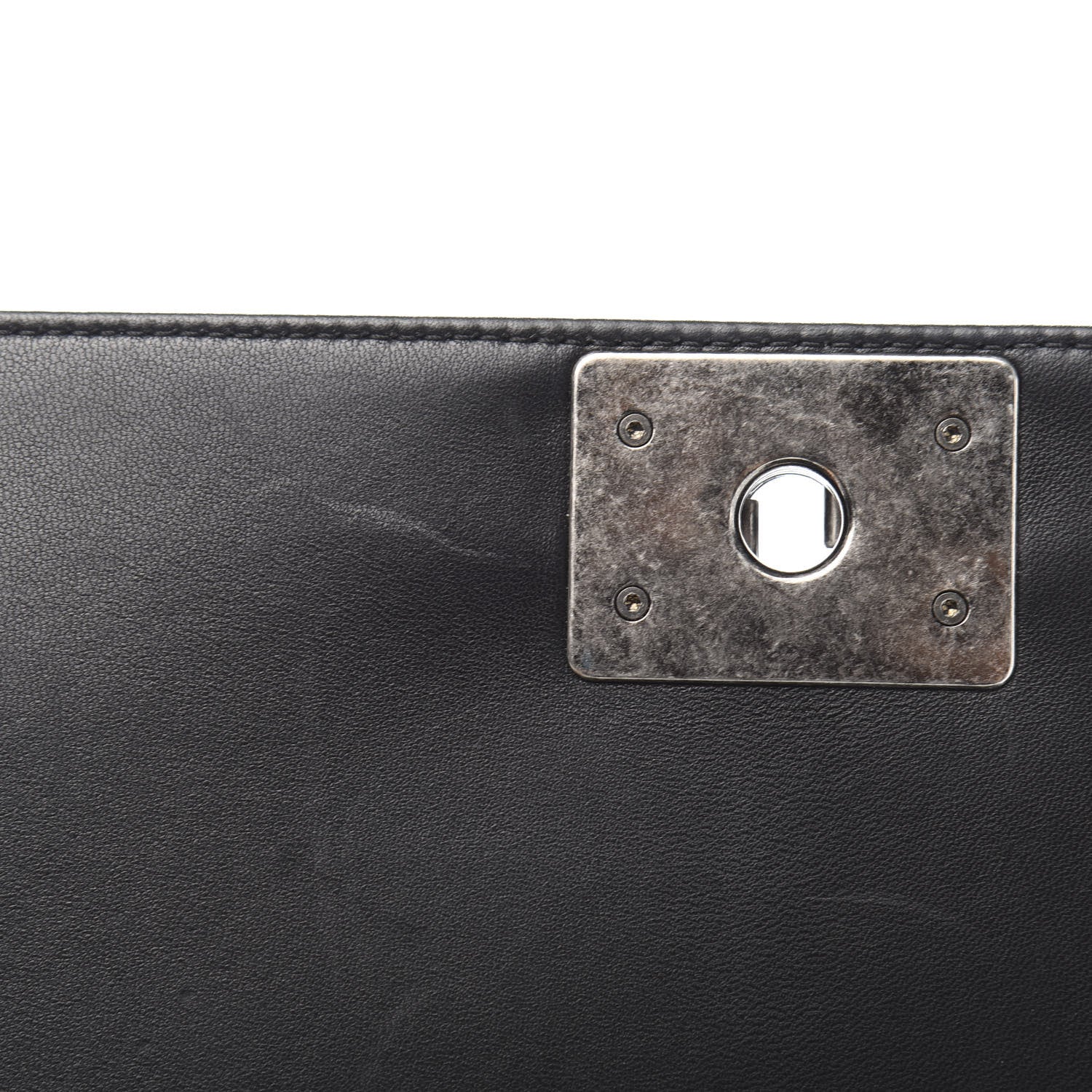 Chanel Lambskin Quilted New Medium Boy Flap Black 9 of 12