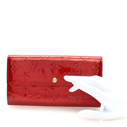 Louis Vuitton Vernis Sarah Wallet Pomme D'Amour 2 of 6