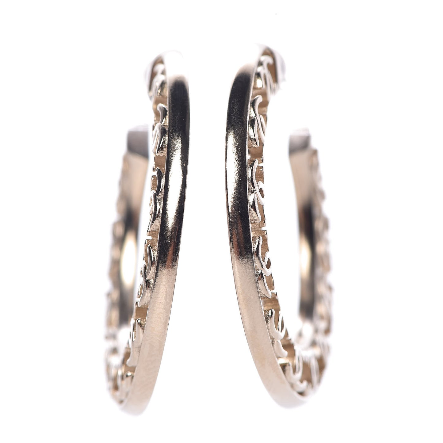 CC Hoop Earrings Gold