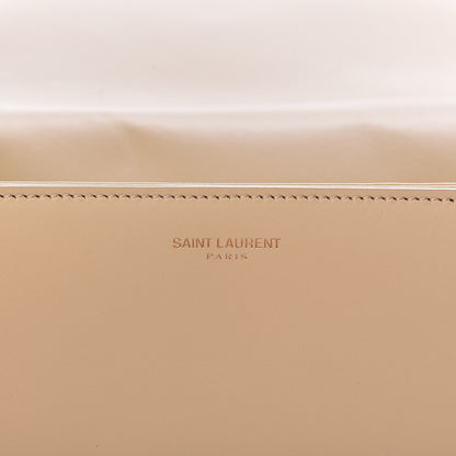 Saint Laurent Smooth Calfskin Medium Classic Monogram Universite Bag Cream 6 of 16