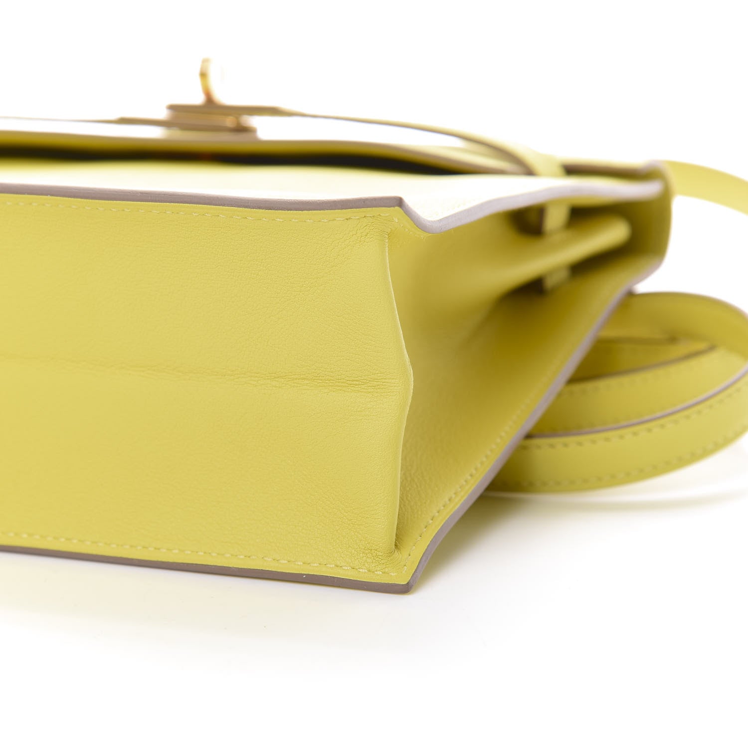 Hermes Swift Kelly Danse II Belt Bag Lime 11 of 12