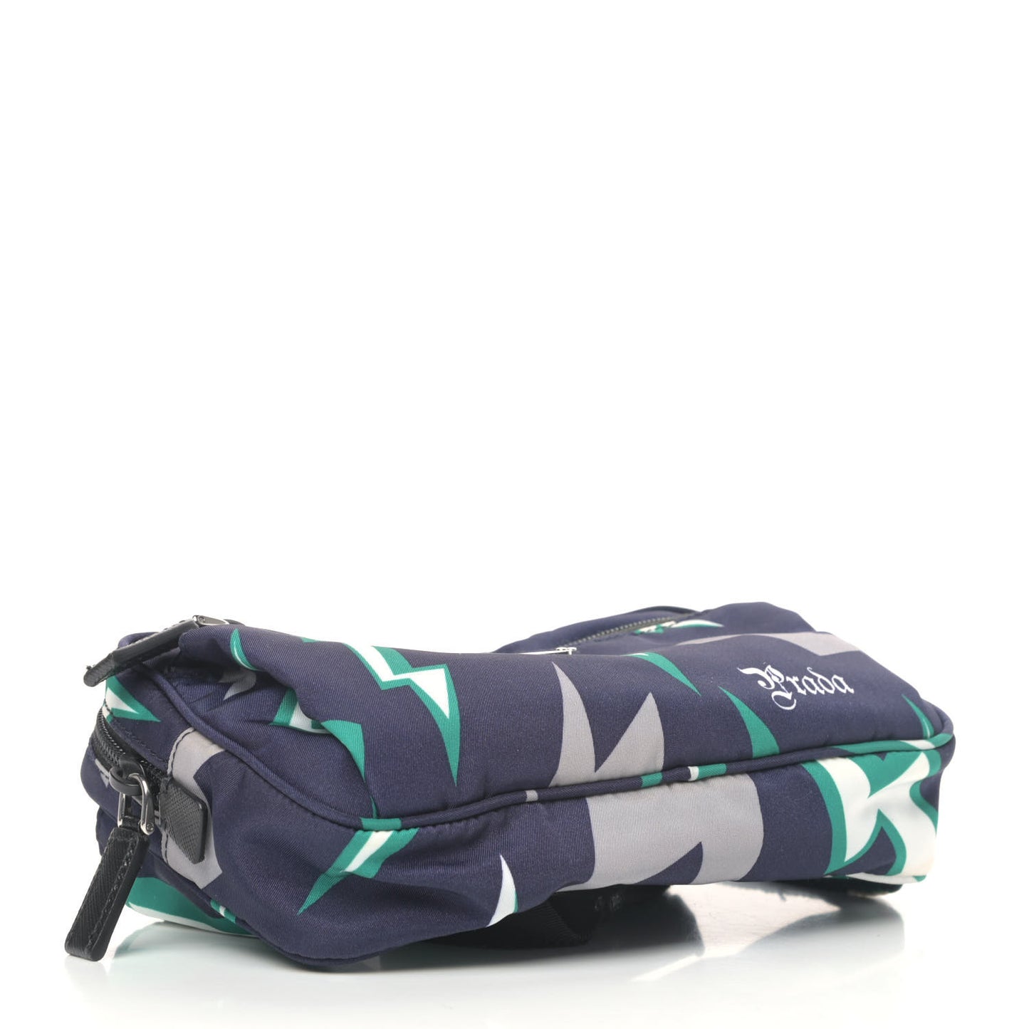 X UNIVERSAL STUDIOS Tessuto Nylon Thunder Frankenstein Belt Bag Blu Smeraldo