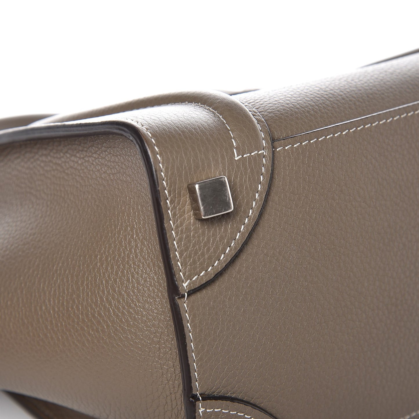 Drummed Calfskin Micro Luggage Souris