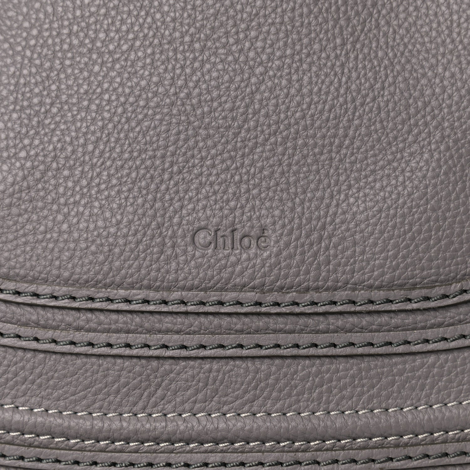 Chloe Calfskin Medium Marcie Satchel Cashmere Grey 9 of 11