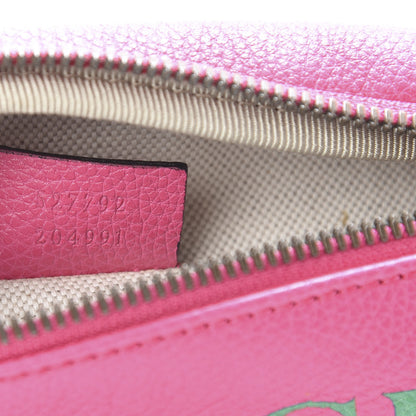 Gucci Grained Calfskin Small Logo Belt Bag Box Pink Green 7 of 11