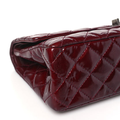 Chanel Patent Quilted 2.55 Reissue 226 Flap Burgundy 9 of 11